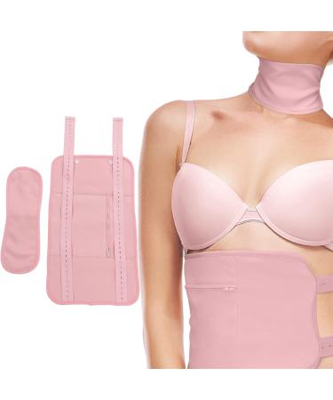 Reusable Bio-Ribinus Oil Pack Set | Double-Layer Castor Oil Wraps for Waist & Neck | Washable Pink Castor Oil Packs - International Shipping Available - Buy Online on SooperMarket.com