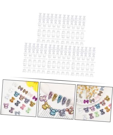 Healeved 3 Bear Head Nail Color Displaying Tool Transparent Nail Color Display Tool Bear Nail Color Displaying Tool Manicure Tools Nail Tools for Nail Art Nail Polish Polishing Plate - Buy Online on SooperMarket.com
