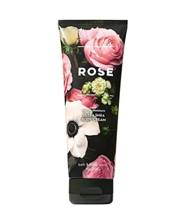 Bath and Body Works Rose Ultra Shea Body Cream 8 Ounce Medern Delicate