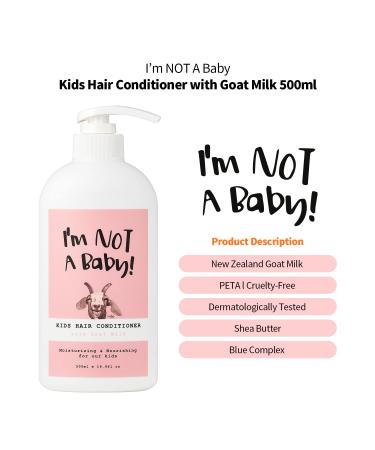 Kids Shower Gift Set | Plant-Based Goat Milk Shampoo & Conditioner | Dermatologist Tested Allergen-Free Cruelty-Free for Dry Sensitive Skin & Scalp - Buy Online on SooperMarket.com
