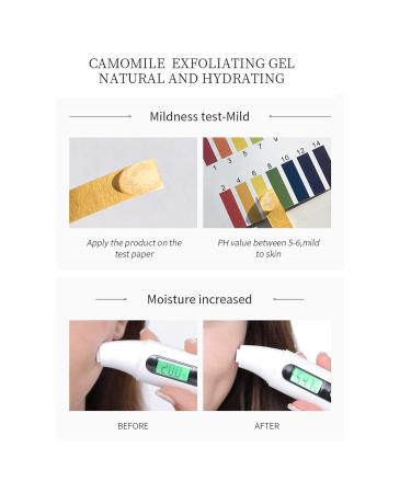 Chamomile Exfoliating Gel - Deep Cleansing Pore Tightening & Hydrating (60g) | Gentle Exfoliation for Improved Skin Tone - Buy Online on SooperMarket.com