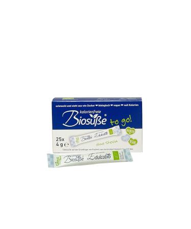 Buy Bios e Organic Erythritol Sticks - Vegan Calorie-Free Sugar Substitute (25x4g) - International Shipping Available - Buy Online on SooperMarket.com