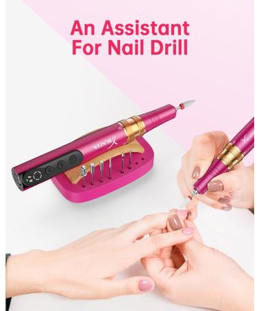 YBLNTEK Cordless Nail Drill Holder Stand Wooden Nail Drill Bits Holder Cuticle Remover Drill Bits Holder Electric Nail File Bits Stand Organizer for Manicure Pedicure Tools Nail Salon Home - Buy Online on SooperMarket.com