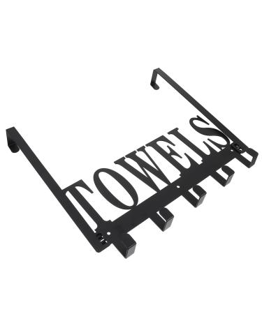 CHILDWEET Towel Hook 1pc Door Hook Storage Hooks Over The Door Clothes Hanger Punch Storage Rack Back Door Key Hook