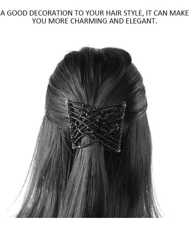 Magic Hair Comb Accessories for Women Girls Black Stretchable Beading Double Slide Combs (Black) - Buy Online on SooperMarket.com