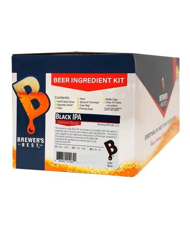 Black IPA Beer Brewing Kit - Make Your Own Homebrew with Our Complete Ingredient Kit - Buy Online on SooperMarket.com