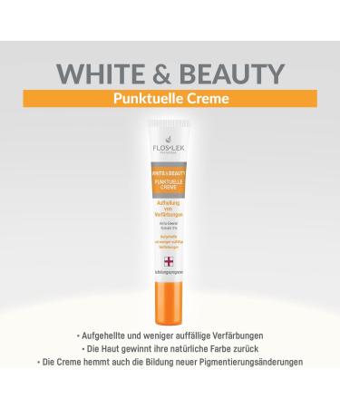 FLOSLEK Spot Face Cream Bleaching Discoloration & Freckles | 20 ml | Reduces Intensity of Redness & Blemishes | Softens & Evens Skin Colour | Healthier & Brighter Complexion | Dermatologically Tested Brightening point cream - Buy Online on SooperMarket.com