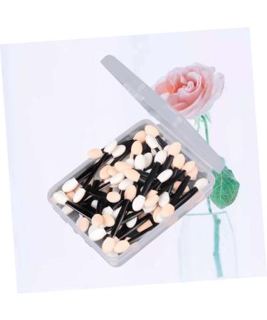 NOLITOY 50 Pcs Eyeshadow Eye Shadow Double Head Makeup Application Applicator Double Sided Sponge Brush - Buy Online on SooperMarket.com