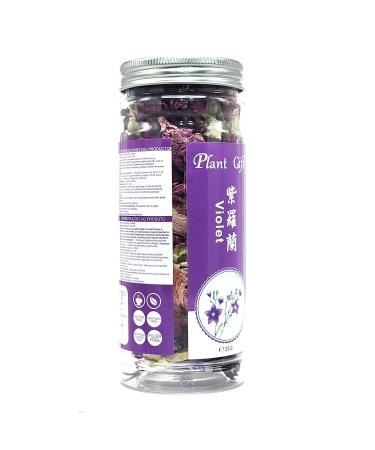 Organic Violet Tea - Plant Poison Violet Tea for Anti-Aging & Beauty | 35g Loose Dried Flower | Chinese Health & Skin Care - Buy Online on SooperMarket.com