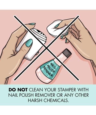 Crystal Clear Stamper & Scraper - Nail Art Stamping Tool - Buy Online on SooperMarket.com