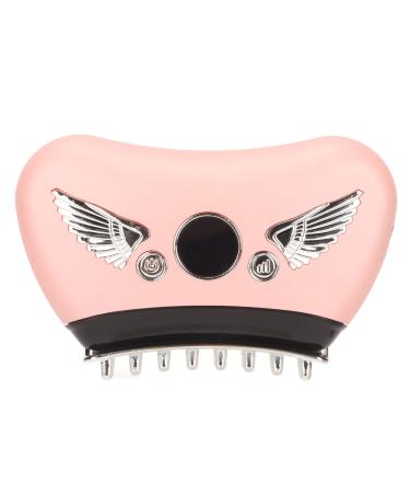 Electric Gua Sha Massager Electric Scratch Brush 16 Vibration Gears Hot Compress Skin Scratch Massage Brush Pink.