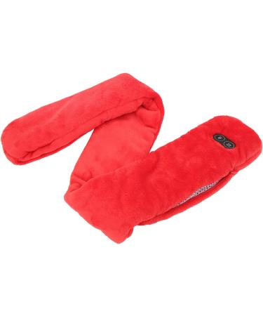 Heated Scarf - Adjustable Temperature Heating Scarf for Daily Use | Red | Best for Warmth & Comfort - Buy Online on SooperMarket.com