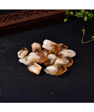 Natural Citrine Point Quartz Raw Rock Ore EnergyStone Ornaments Can for Home DIY Gift (Color : Citrine Size : 10PC) HOMEZHOU (Color : Citrine Size : 5PC) 5PC Citrine - Buy Online on SooperMarket.com