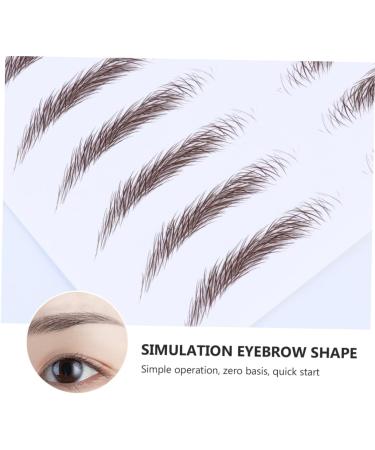 WOFASHPURET Fake Eyebrow Stickers 4pcs Authentic for Semi Supplies Men Grooming Brow Shaper Like Tools Stimulation Fake - Buy Online on SooperMarket.com