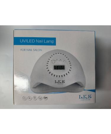 168W Led UV Nail Lamp for Quick-Drying Gel Nails | 10s 30s 60s 99s Timer | Home & Salon Use - White - Buy Online on SooperMarket.com