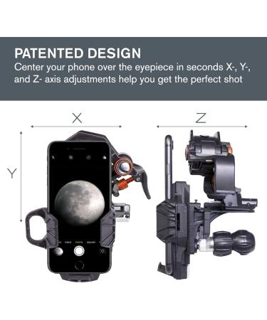 Celestron NexYZ 3-Axis Universal Smartphone Adapter for Telescope - Capture Images and Videos Through Your Scope - Buy Online on SooperMarket.com