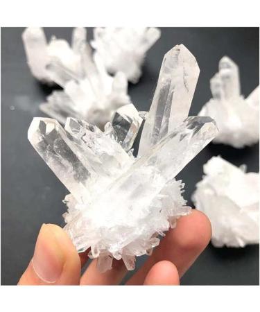 Balance Natural White Clear Crystal Cluster Quartz Crystal Health Reiki Stone Raw Point Specimen Home Decor Raw Crystal Lucky Stone Raw Stones and Minerals FUZEGRDLI - Buy Online on SooperMarket.com