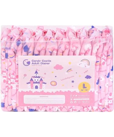 Buy Landofgenie Printed Adult Diapers - Overnight Comfort | Big Size (36-46) | 10 Pieces - Buy Online on SooperMarket.com