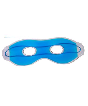 Eye mask with gel cooling glasses sleep-relaxing glasses wellness glasses spa treatment swollen eyes dark rings insomnia migraine headache (blue 1er)
