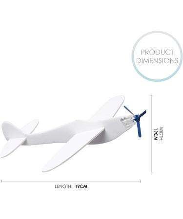 Twiddlers 24 Styrofoam Gliders - Fun Craft Kits for Kids | Perfect Gifts & Activities for Children's Birthdays - Buy Online on SooperMarket.com