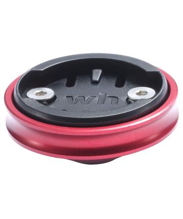 Dymoece Bicycle Stem Top Cap Computer Mount Adapter for Wahoo Elemnt,Elemnt Bolt,Elemnt Mini Red