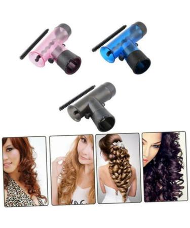 Baluue Hair Dryer Nozzle Curly Hair Roller Wave Hairdressing Tool Hair Dryer Curls Styling Connectors Rosy 1 - Buy Online on SooperMarket.com