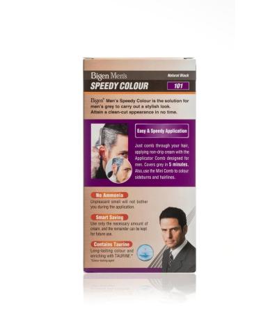 Bigen Men's Speedy Colour Hair Dye - Natural Black | Fast Shipping Worldwide - Buy Online on SooperMarket.com