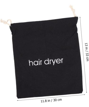 Baluue 4pcs Hair Dryer Storage Bag Curling Hair Dryer Travel Tote Bag Travel Supplies Hair Bag Black Fabric - Buy Online on SooperMarket.com