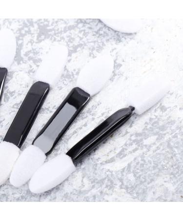 100 Pcs Eyeshadow Sponge Applicators - Double-Ended Makeup Brushes for Face & Eyes | Disposable Beauty Sponges for Travel - Perfect for Women - Buy Online on SooperMarket.com