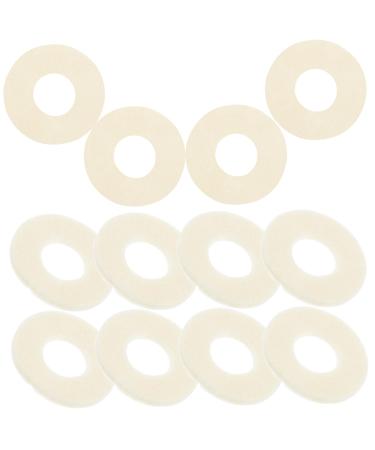 BUTIFULSIC 10 Sheets Corn Cushion Metatarsal Pads Corn Pads for Feet Foot Care Supplies Replaceable Callus Pads Foot Corn Pads Callus Cushions for Feet White Major Corn Stickers Felt White 3.50X3.50X0.20CM