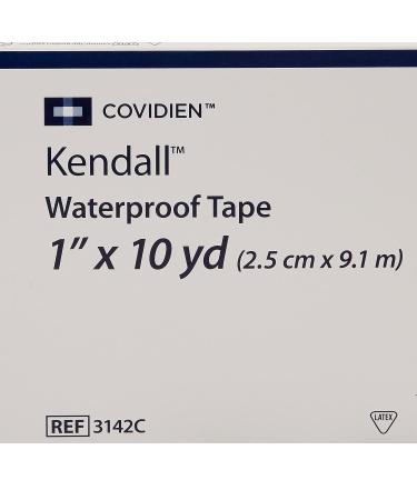 Kendall Waterproof Cloth Medical Tape, 1 x 10yd, White - 12/Box - McK - Buy Online on SooperMarket.com