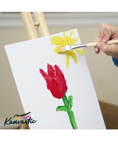 Artist Quality 8x10 Canvas Boards - 20 Pack, Triple Primed with Gesso, Pure Cotton, Individually Wrapped - Buy Online on SooperMarket.com
