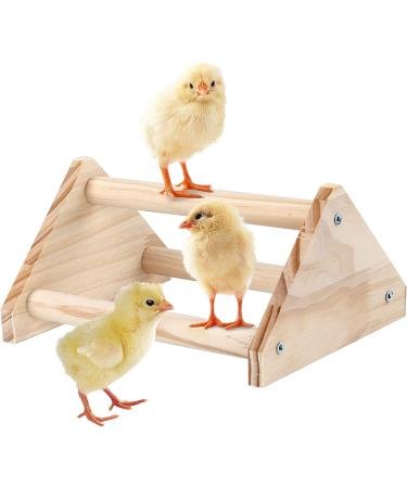 GINTUTO Pine Wooden Chick Jungle Gym Roosting Bar - Small Chicken Perch Toys for Coop and Brooder - Ideal for Large Bird Baby Chicks and Parrots - Buy Online on SooperMarket.com
