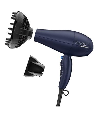 Infiniti Pro By Conair 600C Hair Dryer Includes Innovative Diffuser - Enhances Curls and Waves while Reducing Frizz