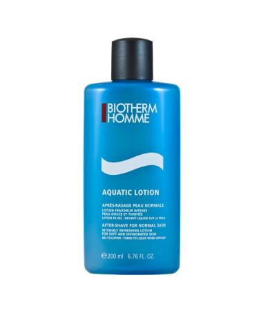 Biotherm Homme Aquatic After Shave Lotion (Normal Skin) for Men 6.76 Fl Oz