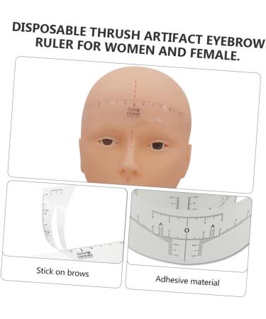 Housoutil 1 Roll Disposable Ruler Stickers Reusable Eyebrow Ruler Disposable Eyebrow Ruler Make up Tool - Buy Online on SooperMarket.com