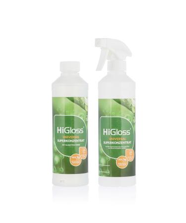 HiGloss Universal Super Concentrate Set 500ml Cleaner Empty Bottle & Sprayer All-purpose cleaner for the whole house