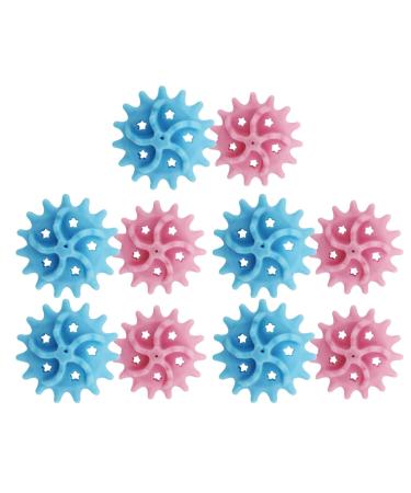 Tainrunse Laundry Wash Ball Washing Machine Laundry Cleaning Ball Remove Dirt Mini Blue & Pink