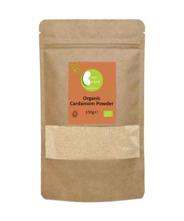Organic Cardamom Powder - Certified Organic - by Busy Beans Organic (100g)