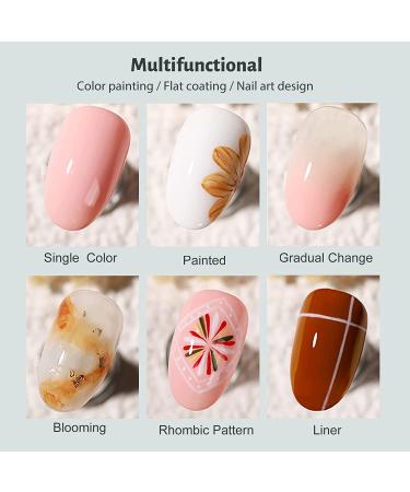 Saviland 3-in-1 Pudding Gel Nail Polish Set - Black, White, Silver | Nail Art Paint for Professional Salons & Starters - Buy Online on SooperMarket.com