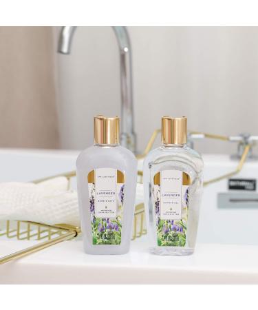 Spa Luxetique Lavender Bath Basket for Women - Body Lotion, Bath Salt, Bombs - Relaxation Spa Set - Birthday Gift - Buy Online on SooperMarket.com