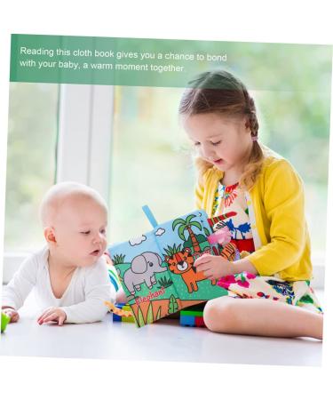 Vaguelly Tear-Resistant Fabric Book Set for Toddlers | Soft Touch & Feel Baby Books | Quiet Book Toys for Babies - Buy Online on SooperMarket.com