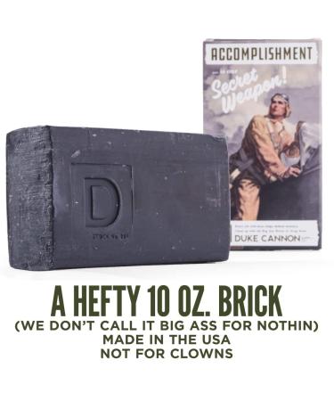 Duke Cannon Supply Co. WWII Collection Big Ass Brick of Soap Bar for Men - Bergamot & Black Pepper 3-Pack 10 oz - All Skin Types - Buy Online on SooperMarket.com