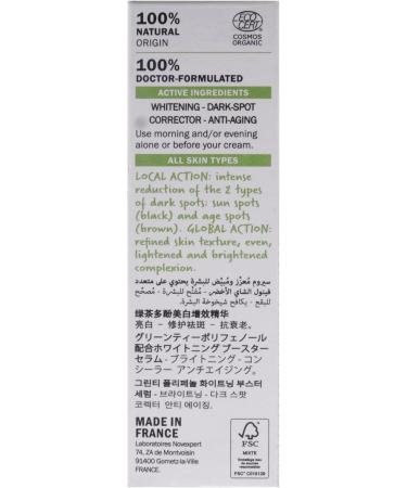 Withening Booster Serum with Green Tea Polyphenols by Novexpert for Women - 1 oz Serum - Buy Online on SooperMarket.com