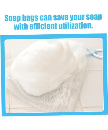 Baluue 12 Pcs Foaming Net Soap Pouch Facial Exfoliating Meshes Bag Face Foam Nets Bag Soap Net or 21x14x0.2cmx3pcs Assorted Colorx3pcs - Buy Online on SooperMarket.com
