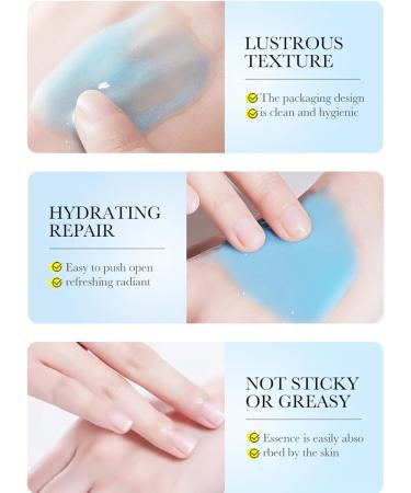 Hydrating Masque Gel - Hydrating Face Travel-Friendly Jelly Soothing Masque | Travel Size Masques for Business Trips Vacation Home Dormitory Traveling Ewoke - Buy Online on SooperMarket.com