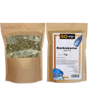 Premium Quality 1kg Natural Peeled Green Pumpkin Seeds - Shop Internationally! - Buy Online on SooperMarket.com