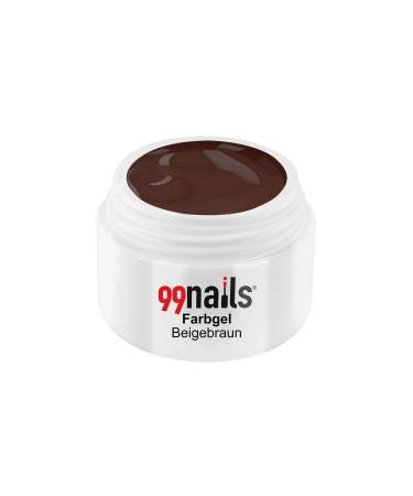99nails Color Gel - Beige Brown 1 Pack (1 x 5 ml)