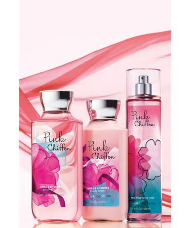 Bath & Body Works Pink Chiffon Body Lotion 8oz - Hydrating Pink Chiffon Body Lotion - Buy Online on SooperMarket.com
