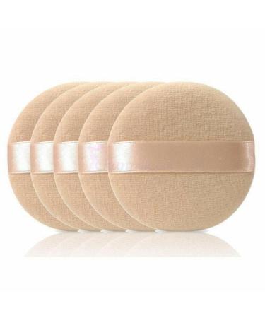 5pcs Powder Puffs Makeup Puffs Beauty Tools Professional Round Shape Makeup Powder Puffs Soft Puff